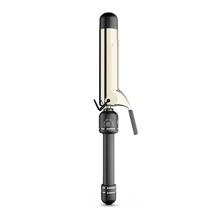 1.5" Extended Barrel Curling Iron — 24K Gold Large Barrel for Loose Waves