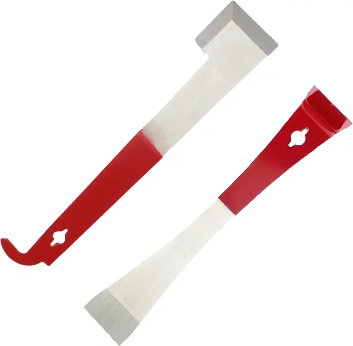 2-Pack Steel Hive Tools — J and L Hook Beekeeping Scrapers