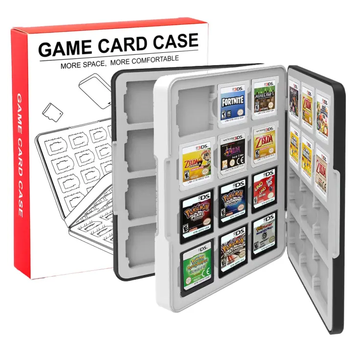 48-Slot 3DS/DS Game Cartridge Case — Portable Magnetic Organizer