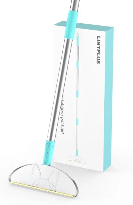 50-Inch Heavy-Duty Carpet Rake — Ultra-Long Pet Hair Remover Tool
