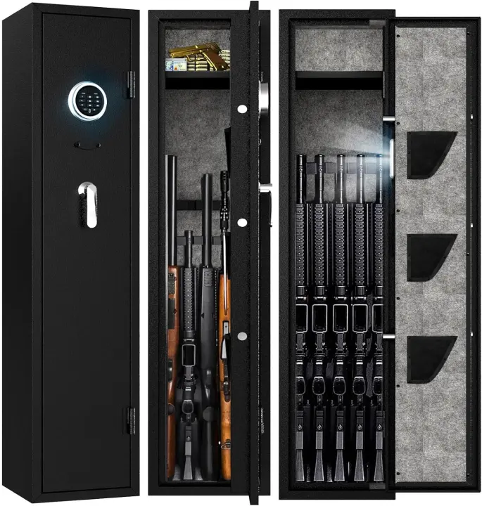 EMAXEE 5-8 Rifle & Pistol Cabinet — Quick-Access Electronic Safe
