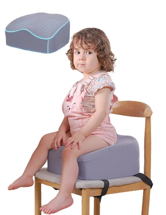 Ergonomic Toddler Booster Seat for Dining Chairs — 4-Inch Lift
