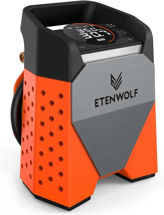 ETENWOLF ZEPHYR S3 Portable Tire Inflator — 160 PSI Cordless Air Pump