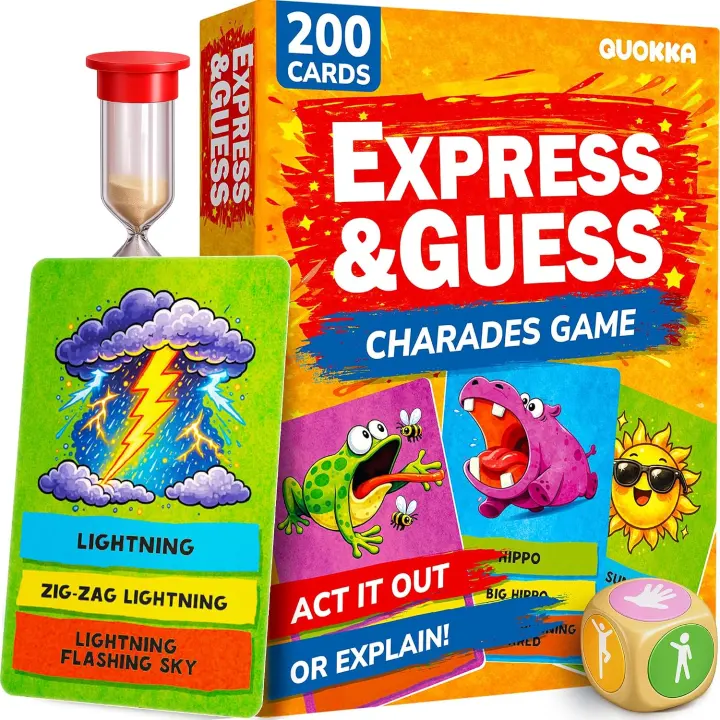 Express & Guess Charades Card Game — Family Charades Deck
