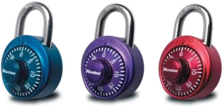Master Lock 3-Digit Combination Padlock for Lockers and Storage