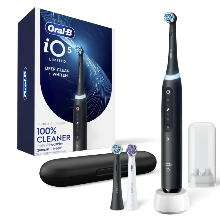 Oral‑B iO5 Rechargeable Electric Toothbrush — Deep Clean & Whitening