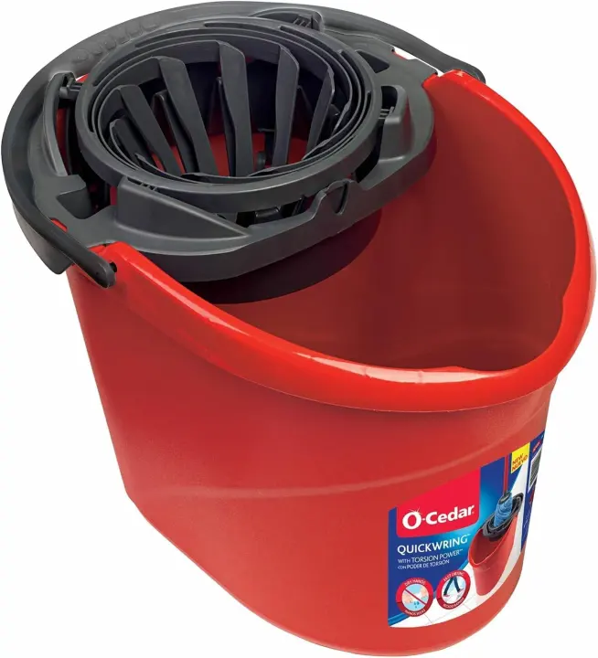 QuickWring 2.5 Gal Mop Bucket with Torsion Wringer