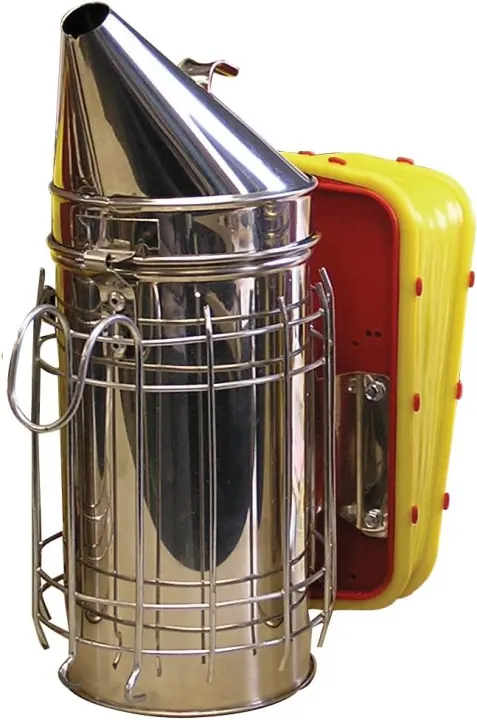 Stainless Steel Bee Smoker with Pro Bellows — 4x7-Inch Beekeeper Tool