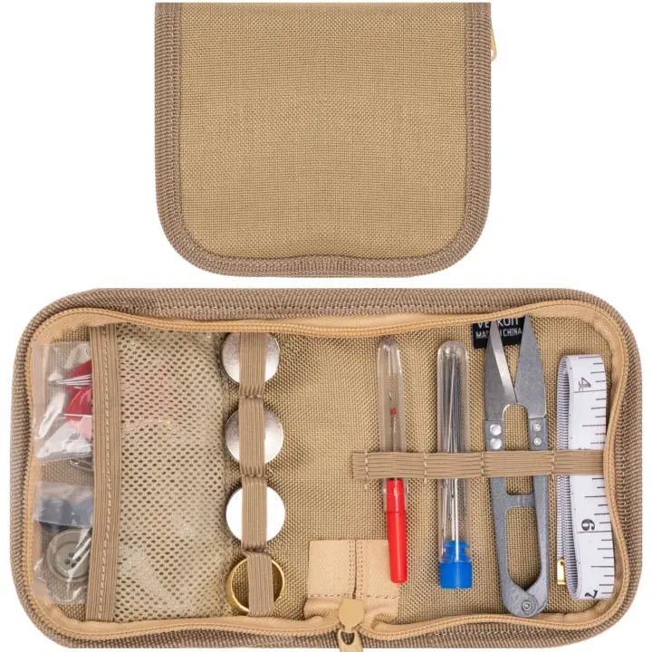 Tactical Military Sewing Kit — Compact Survival Repair Set