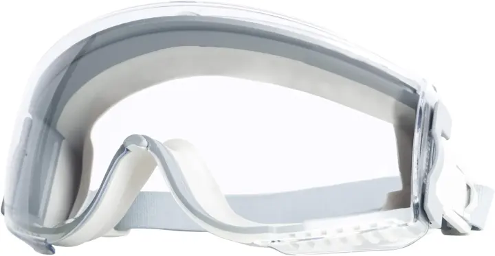 Uvex Stealth Safety Goggles — HydroShield Anti‑Fog, Grey Body & Neoprene Headband