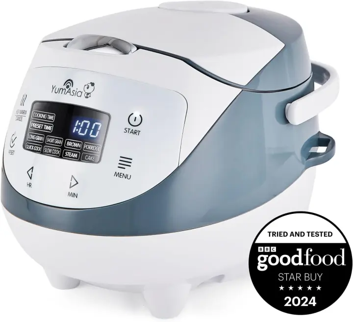 Yum Asia Panda Mini Rice Cooker — Ninja Ceramic Pot & Fuzzy Logic (3.5‑cup)
